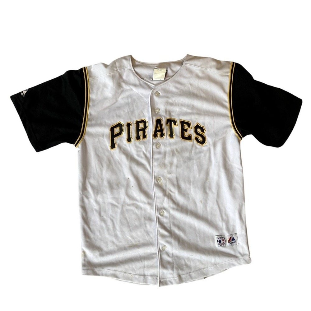 Pittsburgh Pirates Jason Bay #38 Jersey‎ Youth Size L (14-16) Button Down